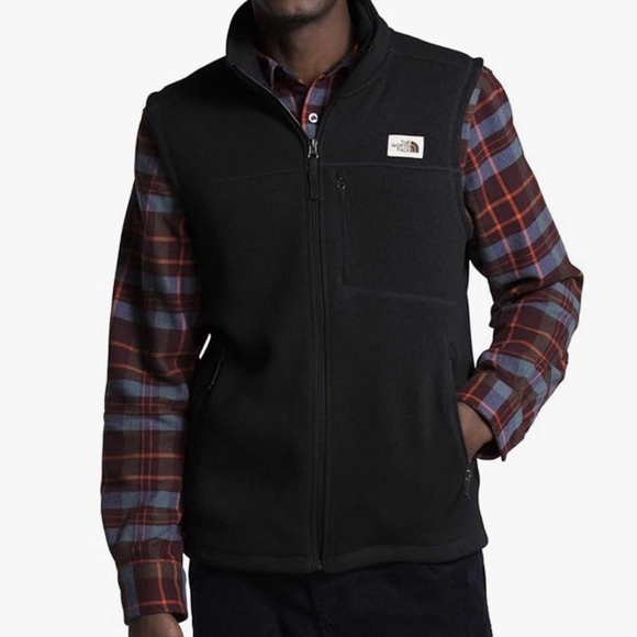 The North Face Vest Sleeveless Gordon Lyons Full Zip Fleece Men Small - Picture 1 of 6
